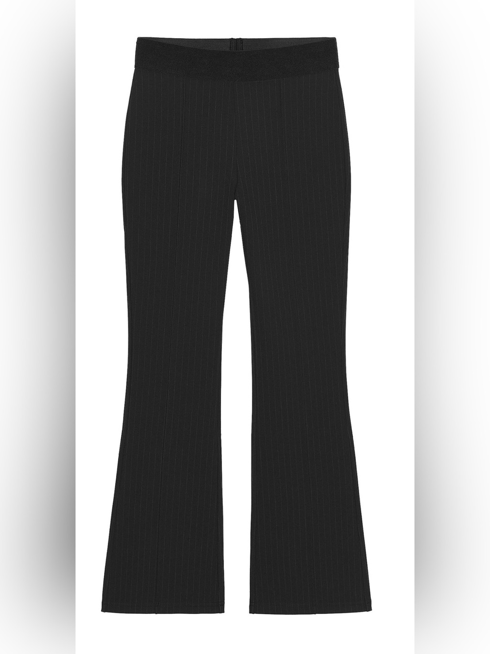 Zara NWT Black Striped  Flare Pants